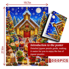 Christmas Gnome Village Jigsaw Puzzle 1000 Piece