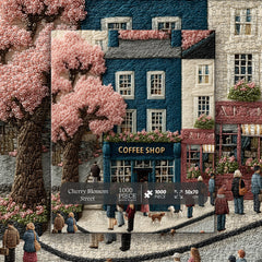 Cherry Blossom Street Jigsaw Puzzle 1000 Pieces