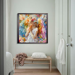 Flower Crown Angel Jigsaw Enigini 1000 pezzi