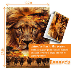 Puzzle del Re delle Praterie, 1000 pezzi