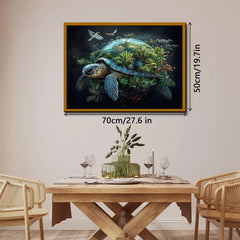 Puzzle en bois Tortue de la Terre 1000 pièces