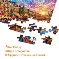 Canal Glow Jigsaw Puzzle 1000 Pieces