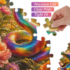 Golden Light Serpent Jigsaw Puzzle 1000 Pieces