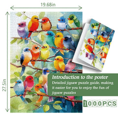 Puzzle Fête des Oiseaux 1000 pièces