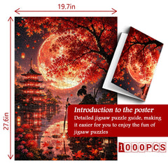 Maple Blade Glow Jigsaw Puzzle 1000 Pieces
