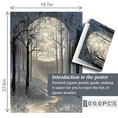 Pure White Realm Jigsaw Puzzle 1000 Pieces