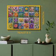 Crochet Flowers Collection Jigsaw Puzzles 1000 Pieces
