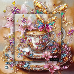 Elegantes Kaffeetassen-Puzzle 1000 Teile
