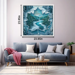 Winter Leaf River Puzzle 1000 Pizzle 1000