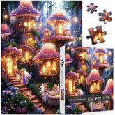 Mushroom Whimsy Jigsaw Puzzle 1000 Pieces