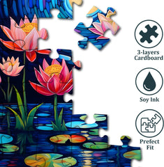 Waterlily Flower Jigsaw Puzzle 1000 Piece