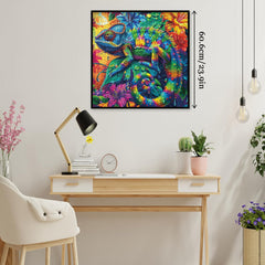 Rainbow Chameleon Jigsaw Puzzle 1000 Pieces