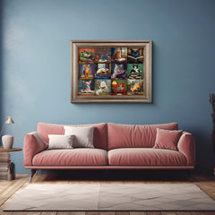 Vintage Cat Jigsaw Puzzles 1000 Pieces