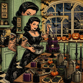 Puzzle de pâtisserie d'Halloween à minuit 1000 pièces