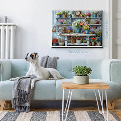 Flower Room Scene Jigsaw Puzzle 1000 Pieces