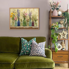 Wildflowers in Bottles Jigsaw Puzzle 1000 Pieces