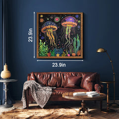 Dance of Brilliant Jellyfish puzzle puzzle 1000 pezzi
