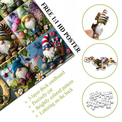 Puzzle dello gnomo gioioso, 1000 pezzi