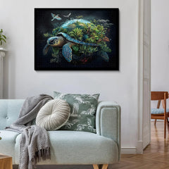 Puzzle en bois Tortue de la Terre 1000 pièces