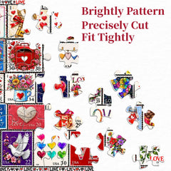 Love Stamp Collection Puzzle 1000 Teile