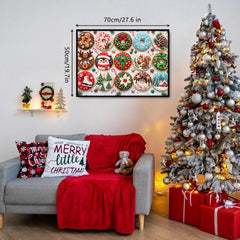 Christmas Donut Feast Jigsaw Puzzle 1000 Pieces