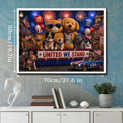 Parade Under Fireworks Jigsaw Puzzle 1000 Pieces