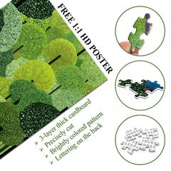 Puzzle del sentiero verdeggiante, 1000 pezzi