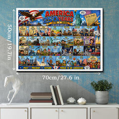 Amerika im Wandel der Zeit Puzzle 1000 Teile