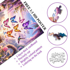 Schmetterlingsglas Traumland Puzzle 1000 Teile