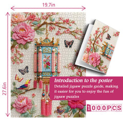 Puzzle con lanterna ricamata, 1000 pezzi
