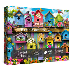 Joyful Birdhouse Jigsaw Puzzle 1000 piezas