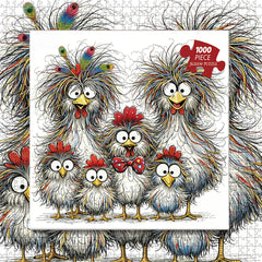 The Scruffy Chicks Jigsaw Puzzle 1000 Pieces