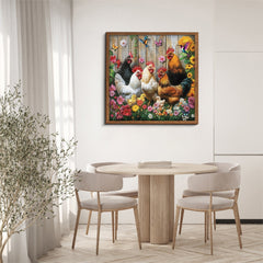 Happy Henhouse Gathering puzzle puzzle 1000 pezzi