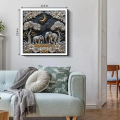 Moonlight Elephants Jigsaw Puzzle 1000 Piece