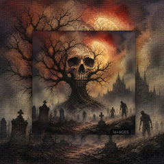 Skull Tree of Souls Jigsaw Puzzle 1000 Pieces