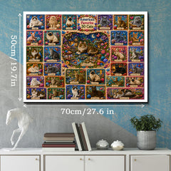 America's Favorite 30 Cats Jigsaw Puzzle 1000 Pieces