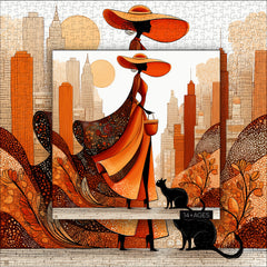 Orange Time Jigsaw Puzzle 1000 Pieces