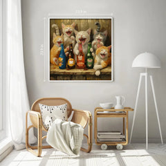 Happy Cat Wine Party Puzzles 1000 Stücke