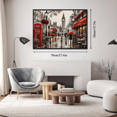 London in the Rain Jigsaw Puzzle 1000 Pieces