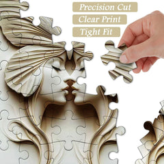 Puzzle de puzzle des jumeaux à face papillon 1000 pièces