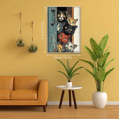 Neugierige Katzenpuzzle 1000 Stücke