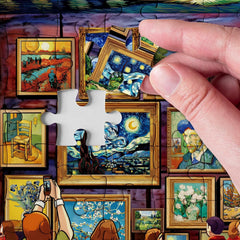 Puzzles de 1000 pièces sur l'exposition d'art de Van Gogh