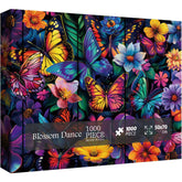 Flower Butterfly Jigsaw Puzzle 1000 Pieces