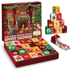 Weihnachtsfreude Adventskalender Puzzle 1000 Teile