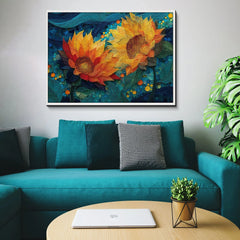 Golden Sunflowers Jigsaw Puzzle 1000 Pieces