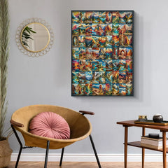 Parques nacionales tejidos rompecabezas Puzzle 1000 piezas