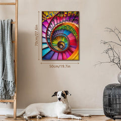 Regenbogen -Spiral -Treppen -Puzzles 1000 Stücke