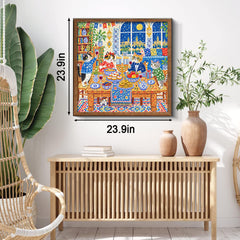 Purrs & Menorah Jigsaw Puzzle 1000 Pieces
