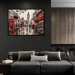 London in the Rain Jigsaw Puzzle 1000 Pieces