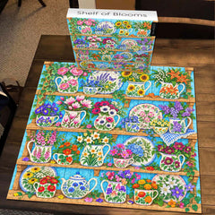 Shelf of Blooms Jigsaw Puzzle 1000 Pieces